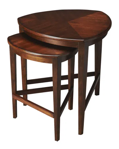 Butler Specialty Company Finnegan Antique Cherry Nesting Tables
