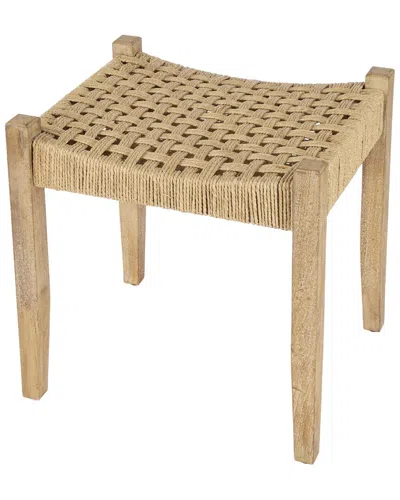 Butler Specialty Company Garner Woven Jute Stool In Multi