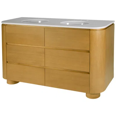 Butler Specialty Company Genoa 60. In. W Bathroom Vanity, Light Brown