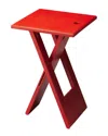 Butler Specialty Company Hammond Red Folding Table