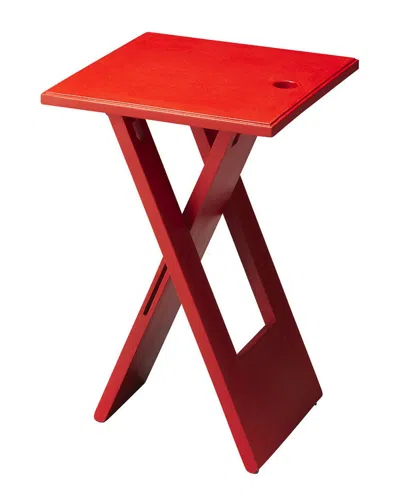 Butler Specialty Company Hammond Red Folding Table