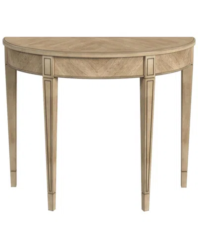 Butler Specialty Company Hampton Demilune Console Table In Beige