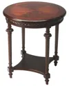 Butler Specialty Company Hellinger Round End Table In Brown