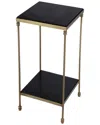 Butler Specialty Company Imogen Iron And Granite Side Table In Black