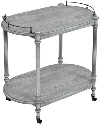 Butler Specialty Company Kathleen 2 Tier Bar Cart In Grey