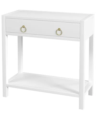 Butler Specialty Company Lark 30in Wood 1-drawer Nightstand In White