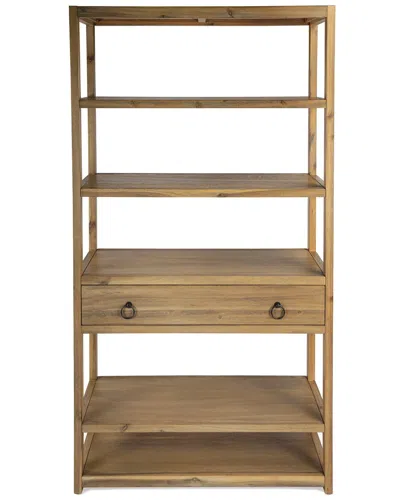Butler Specialty Company Lark Natural Wood Bookshelf In Brown