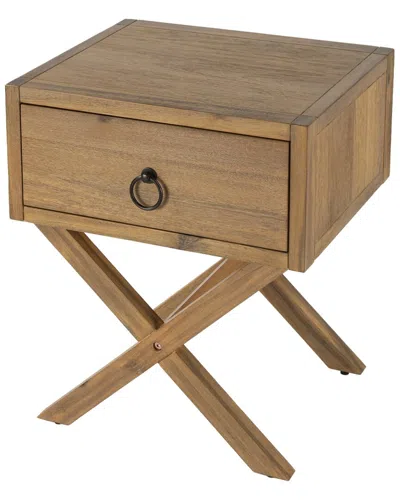 Butler Specialty Company Lark Natural Wood End Table In Brown