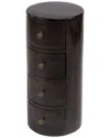 Butler Specialty Company Liam Wood Accent Table With Storage In Brown