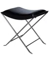 Butler Specialty Company Melton Leather 21.5in Stool In Black