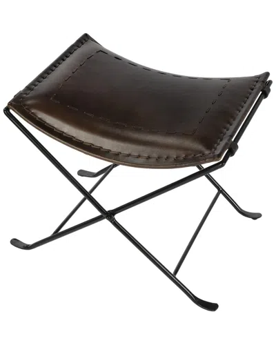 Butler Specialty Company Melton Leather 21.5in Stool In Brown