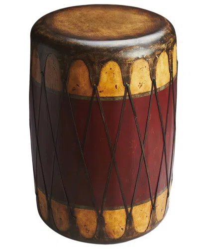 Butler Specialty Company Navajo Leather 18in Drum Table