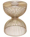 Butler Specialty Company Nicholas Metal Accent Table In Gold