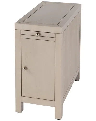 Butler Specialty Company Nora 12in Wood 1 Door End Table With Pull-out Tray In Brown