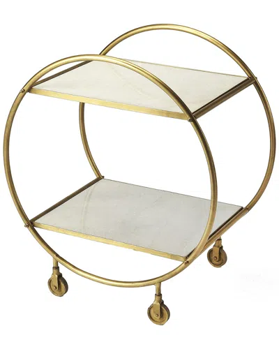Butler Specialty Company Orian Marble & Metal Serving Table