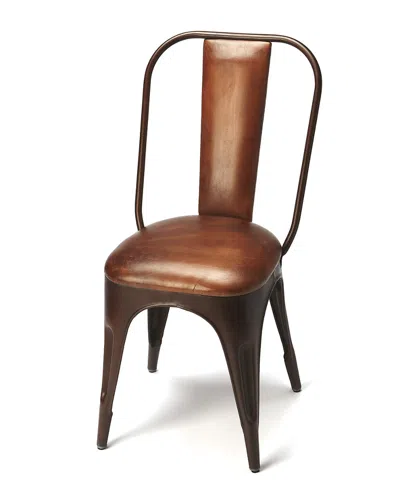 Butler Specialty Company Riggins Iron & Leather Side Chair