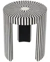 Butler Specialty Company Rimma Bone Inlay Side Table In Grey