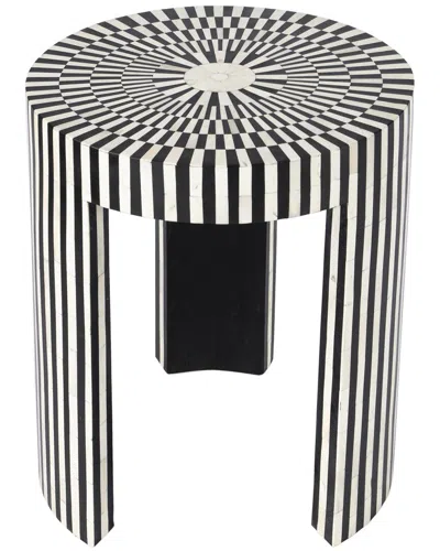 Butler Specialty Company Rimma Bone Inlay Side Table In Grey