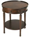 Butler Specialty Company Sampson Side Table With Storage In Brown
