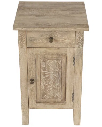 Butler Specialty Company Switra 1 Door 1 Drawer End Table In Brown