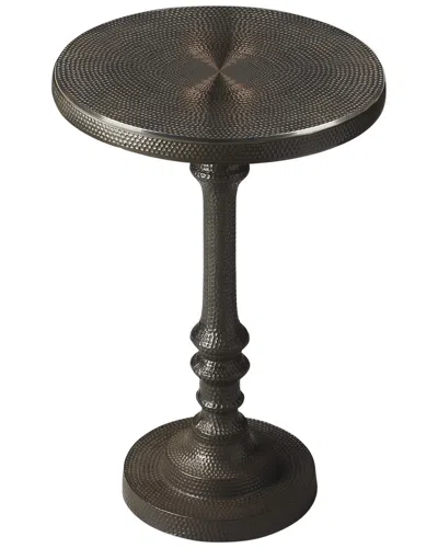 Butler Specialty Company Tanya Metal Pedestal Accent Table In Gold