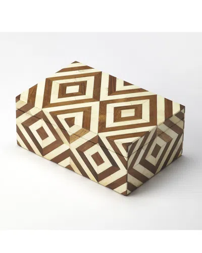 Butler Specialty Company Teak Wood & Bone Storage Box