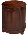 Butler Specialty Company Thurmond Drum 20in Drum Side Table In Brown