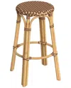 Butler Specialty Company Tobias Brown Rattan Bar Stool In Brown