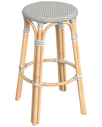 Butler Specialty Company Tobias Grey Rattan Bar Stool