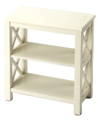 Butler Specialty Company Vance 2 Shelf 22in Bookcase In White