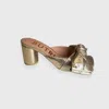 Butrich Women's Gianna Slide Pump Heels In Gold In Gold