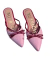 Butrich Women's Mathilde Flats In Pink/burgundy In Pink
