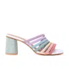 Butrich Sweet Sunshine Straps Heels In Multi In Black