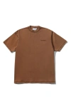 Butter Goods Alpine Logo T-shirt In Brown