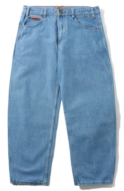 Butter Goods Baggy Drawstring Jeans In Blue