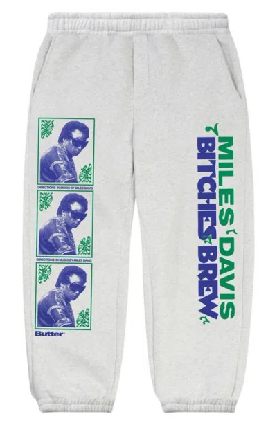 Butter Goods B*tches Brew Graphic Joggers In Ash