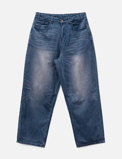 Butter Goods Burn Wide Cut Denim Jeans In Blue