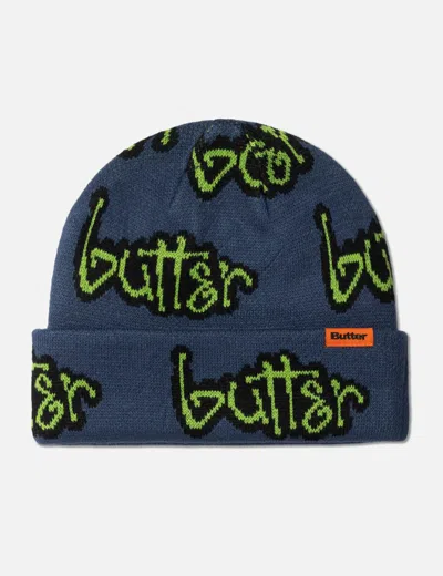 Butter Goods Connection Beanie In Blue