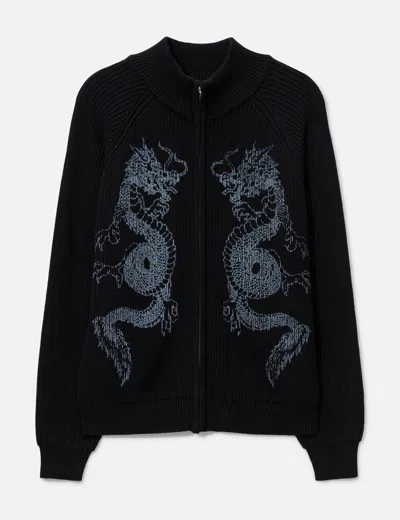 Butter Goods Dragon Zip-thru Knit Sweater