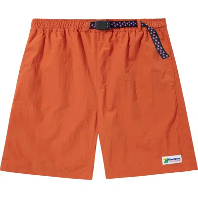 Butter Goods Equipment Belted Nylon Shorts In Rust