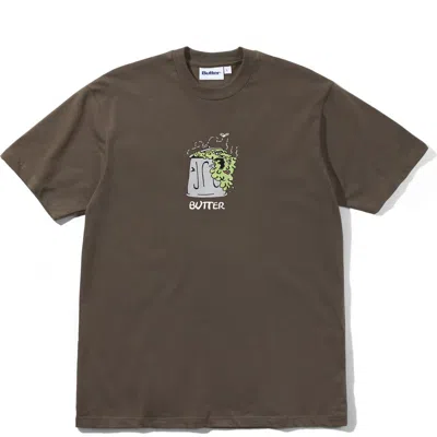 Butter Goods Garbage Graphic T-shirt In Brown