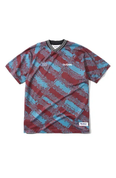 Butter Goods Jazz Logo Soccer Jersey In Brown