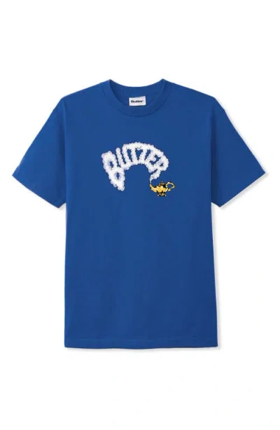 Butter Goods Lamp Cotton Graphic T-shirt In Royal Blue