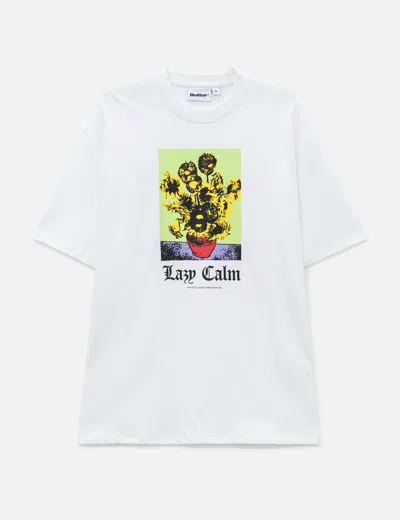 Butter Goods Lazy Calm T-shirt In White