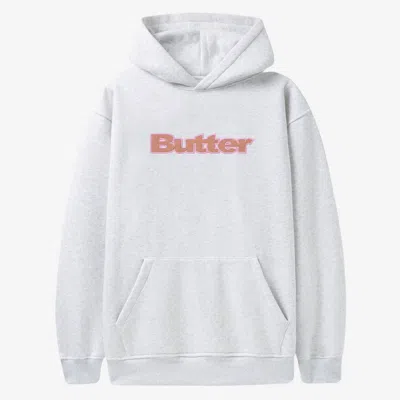 Butter Goods Nylon Logo Applique Pullover Hood In Grey