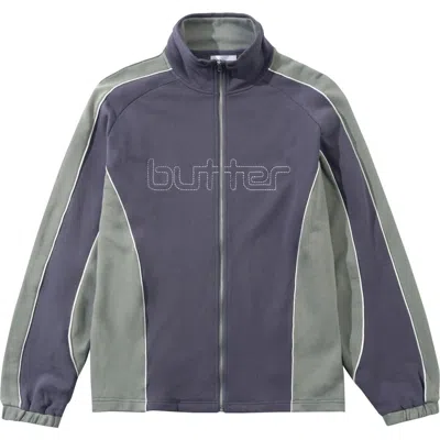 Butter Goods Outline Zip Jacket In Purple
