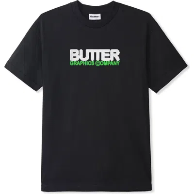 Butter Goods Program Cotton Graphic T-shirt In Black