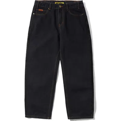Butter Goods Relaxed Fit Drawstring Jeans In Black