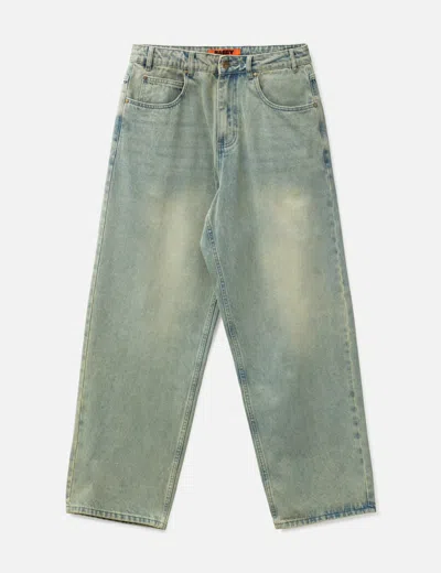 Butter Goods Scorpion Stitch Denim Jeans In Blue