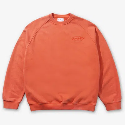 Butter Goods Scrubbed Crewneck In Orange